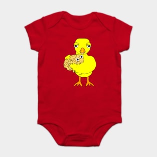 Neuro Chick Brain Baby Bodysuit